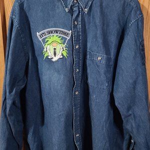Beetlejuice Denim Long Sleeve Shirt